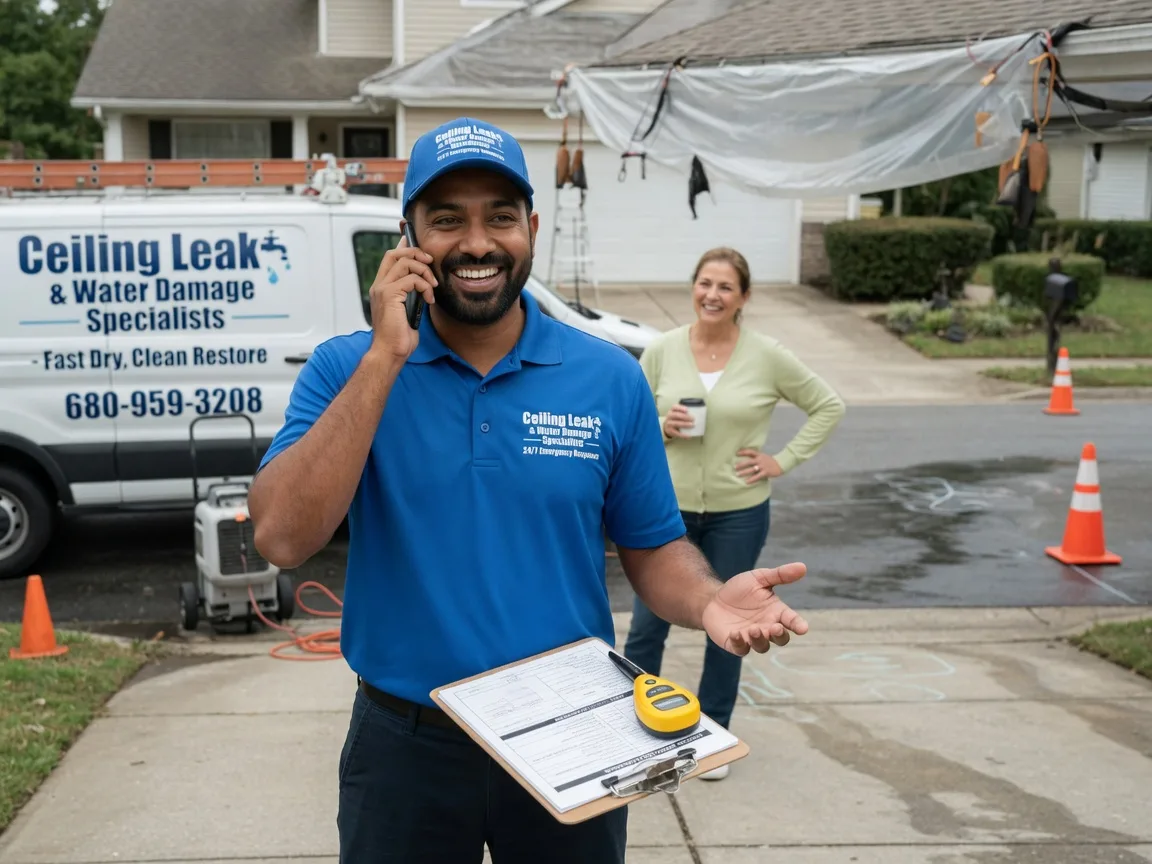 Ceiling Leak Cleanup Doty, WA FAQs